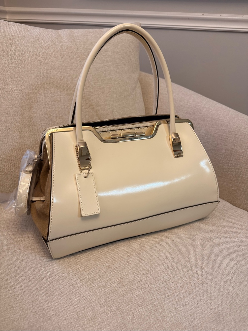 Italian Leather Cromia Handbag